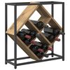 vidaXL Ράφι Κρασιού artisan δρυς 51 x 18 x 52.5 εκ. Επεξεργασμένο ξύλο