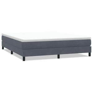vidaXL Box Spring &Kappa;&rho;&epsilon;&beta;ά&tau;&iota; &chi;&omega;&rho;ί&sigmaf; &sigma;&tau;&rho;ώ&mu;&alpha; &Sigma;&kappa;&omicron;ύ&rho;&omicron; &gamma;&kappa;&rho;&iota; 180x220 cm Velvet