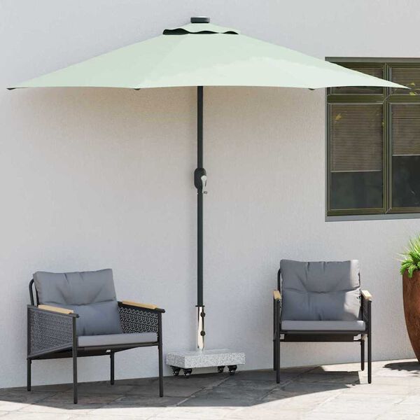 vidaXL Βάση Ομπρέλας Ανοιχτό Γκρι 45 x 25 x 8,3 εκ. από Γρανίτη