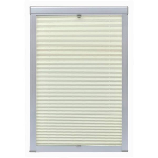 vidaXL Στόρι Σκίασης Πλισέ Κρεμ U08/808