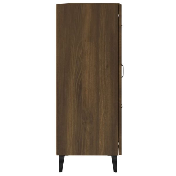 vidaXL Ντουλάπι Καφέ Δρυς 69,5 x 34 x 90 εκ. από Επεξεργασμένο Ξύλο