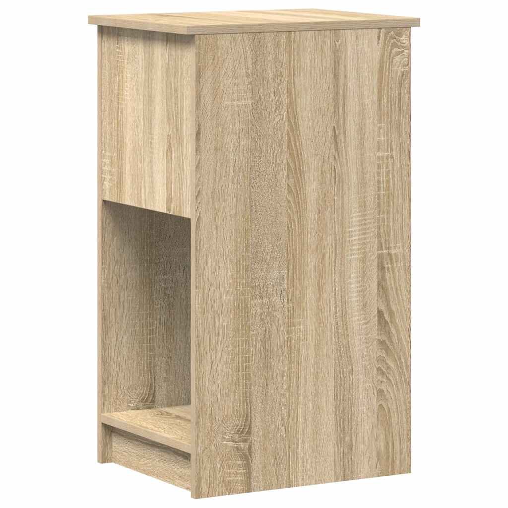 vidaXL Βάση πύργου υπολογιστή με συρτάρι Δρυς sonoma 35x45x77 cm