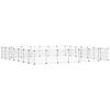vidaXL &Kappa;&lambda;&omicron;&upsilon;&beta;ί &Kappa;&alpha;&tau;&omicron;&iota;&kappa;ί&delta;&iota;&omega;&nu; &mu;&epsilon; 28 &Pi;ά&nu;&epsilon;&lambda; + &Pi;ό&rho;&tau;&alpha; &Mu;&alpha;ύ&rho;&omicron; 245 x 245 x 35&epsilon;&kappa; &Alpha;&tau;&sigma;ά&lambda;&iota;&nu;&omicron;