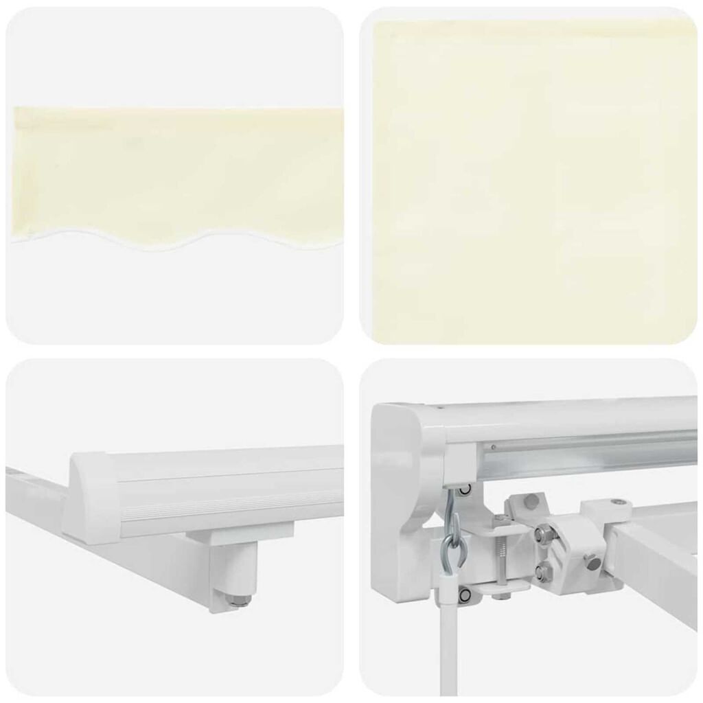 vidaXL Σκηνίτσα Αναδιπλούμενη Κρεμ 250x200 cm ύφασμα