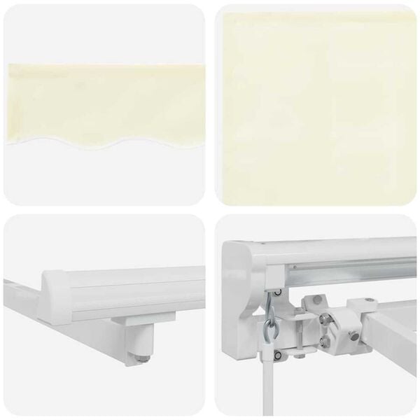 vidaXL Σκηνίτσα Αναδιπλούμενη Κρεμ 250x200 cm ύφασμα