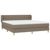 vidaXL &Kappa;&rho;&epsilon;&beta;ά&tau;&iota; Boxspring &mu;&epsilon; &Sigma;&tau;&rho;ώ&mu;&alpha; Taupe 180x200 &epsilon;&kappa;. &Upsilon;&phi;&alpha;&sigma;&mu;ά&tau;&iota;&nu;&omicron;
