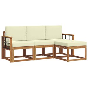 vidaXL &Sigma;&epsilon;&iota;&rho;ά &Kappa;&alpha;&nu;&alpha;&pi;έ &Epsilon;&xi;&omega;&tau;&epsilon;&rho;&iota;&kappa;&omicron;ύ &mu;&epsilon; &mu;&alpha;&xi;&iota;&lambda;ά&rho;&iota; 4 pcs &Phi;&upsilon;&sigma;&iota;&kappa;ό &kappa;&alpha;&iota; &Kappa;&rho;έ&mu;&alpha;