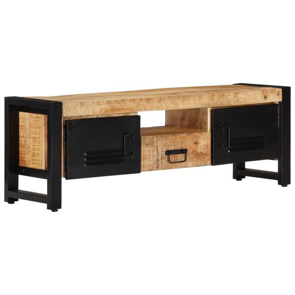 vidaXL Έπιπλο Τηλεόρασης 120 x 30 x 40 εκ. από Μασίφ Ξύλο Μάνγκο