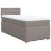 vidaXL &Kappa;&rho;&epsilon;&beta;ά&tau;&iota; Boxspring &mu;&epsilon; &Sigma;&tau;&rho;ώ&mu;&alpha; Taupe 80x200 &epsilon;&kappa;. &Upsilon;&phi;&alpha;&sigma;&mu;ά&tau;&iota;&nu;&omicron;