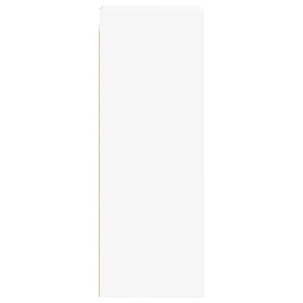vidaXL Ντουλάπι Τοίχου Λευκό 35x37x100 εκ. με Γυάλινες Πόρτες
