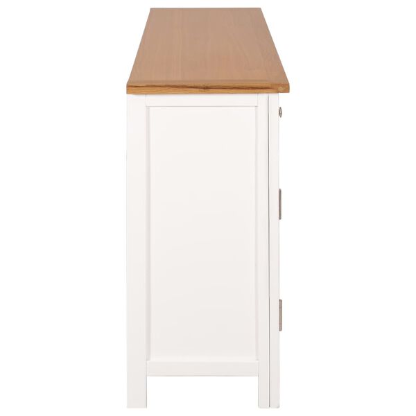 vidaXL Μπουφές 110 x 33,5 x 70 εκ. από Μασίφ Ξύλο Δρυός