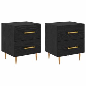 vidaXL &Kappa;&omicron;&mu;&omicron;&delta;ί&nu;&omicron; 2 pcs &Mu;&alpha;ύ&rho;&eta; &Omicron;&xi;&upsilon;ά 40 x 35 x 47,5 &epsilon;&kappa; &Epsilon;&pi;&epsilon;&xi;&epsilon;&rho;&gamma;&alpha;&sigma;&mu;έ&nu;&omicron; &xi;ύ&lambda;&omicron;