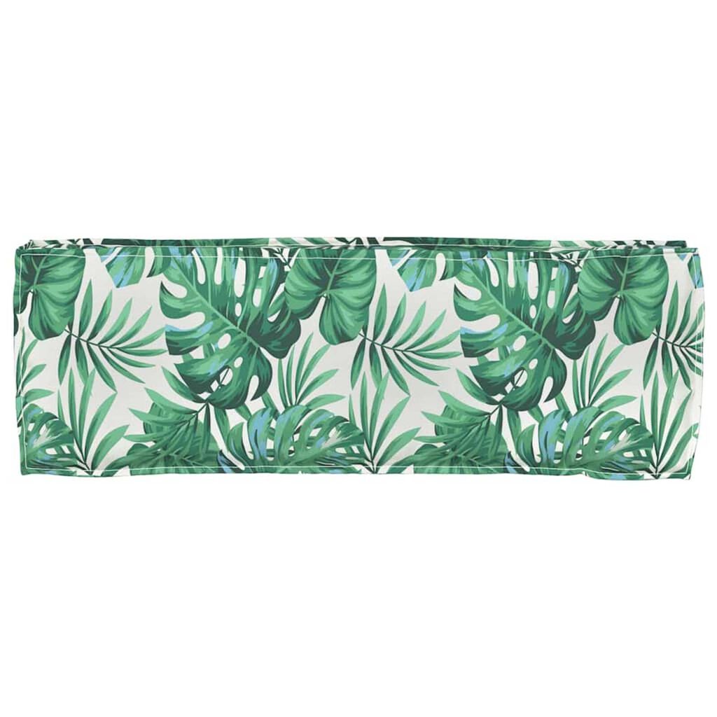 vidaXL Σετ Μαξιλαριών Πάγου Floral 2 pcs Μοτίβο φύλλων 120 x 40 x 8 εκ