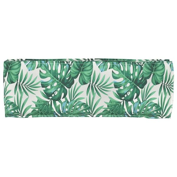 vidaXL Σετ Μαξιλαριών Πάγου Floral 2 pcs Μοτίβο φύλλων 120 x 40 x 8 εκ