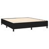 vidaXL &Kappa;&rho;&epsilon;&beta;ά&tau;&iota; Boxspring &mu;&epsilon; &Sigma;&tau;&rho;ώ&mu;&alpha; & LED &Mu;&alpha;ύ&rho;&omicron; 160x200 &epsilon;&kappa;. &Upsilon;&phi;&alpha;&sigma;&mu;ά&tau;&iota;&nu;&omicron;
