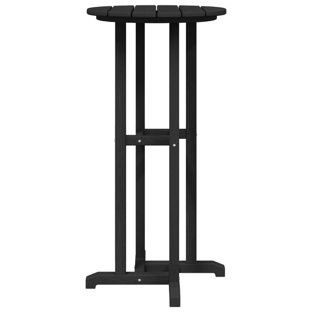 vidaXL Μαύρο Τραπέζι Μπαρ 55x55x107 εκ.