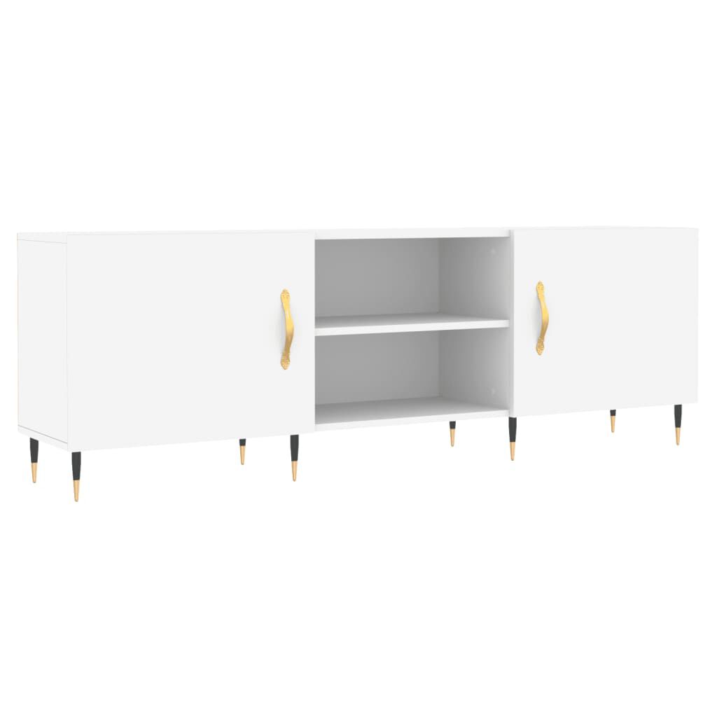 vidaXL Έπιπλο Τηλεόρασης Λευκό 150x30x50 εκ. από Επεξεργασμένο Ξύλο