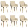 vidaXL &Kappa;&alpha;&rho;έ&kappa;&lambda;&epsilon;&sigmaf; &phi;&alpha;&gamma;&eta;&tau;&omicron;ύ 6 pcs Ύ&phi;&alpha;&sigma;&mu;&alpha; &Kappa;&rho;&epsilon;&mu; 56,5 x 50 x 87,5 &epsilon;&kappa;.