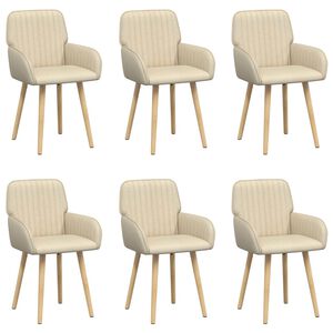 vidaXL &Kappa;&alpha;&rho;έ&kappa;&lambda;&epsilon;&sigmaf; &phi;&alpha;&gamma;&eta;&tau;&omicron;ύ 6 pcs Ύ&phi;&alpha;&sigma;&mu;&alpha; &Kappa;&rho;&epsilon;&mu; 56,5 x 50 x 87,5 &epsilon;&kappa;.