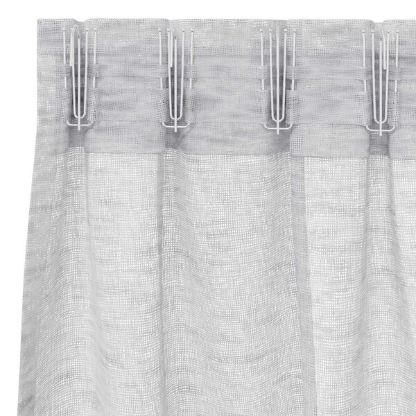 vidaXL Κουρτίνες 2 pcs Ανοιχτό γκρι 140 x 140 εκ. Πολυεστέρας