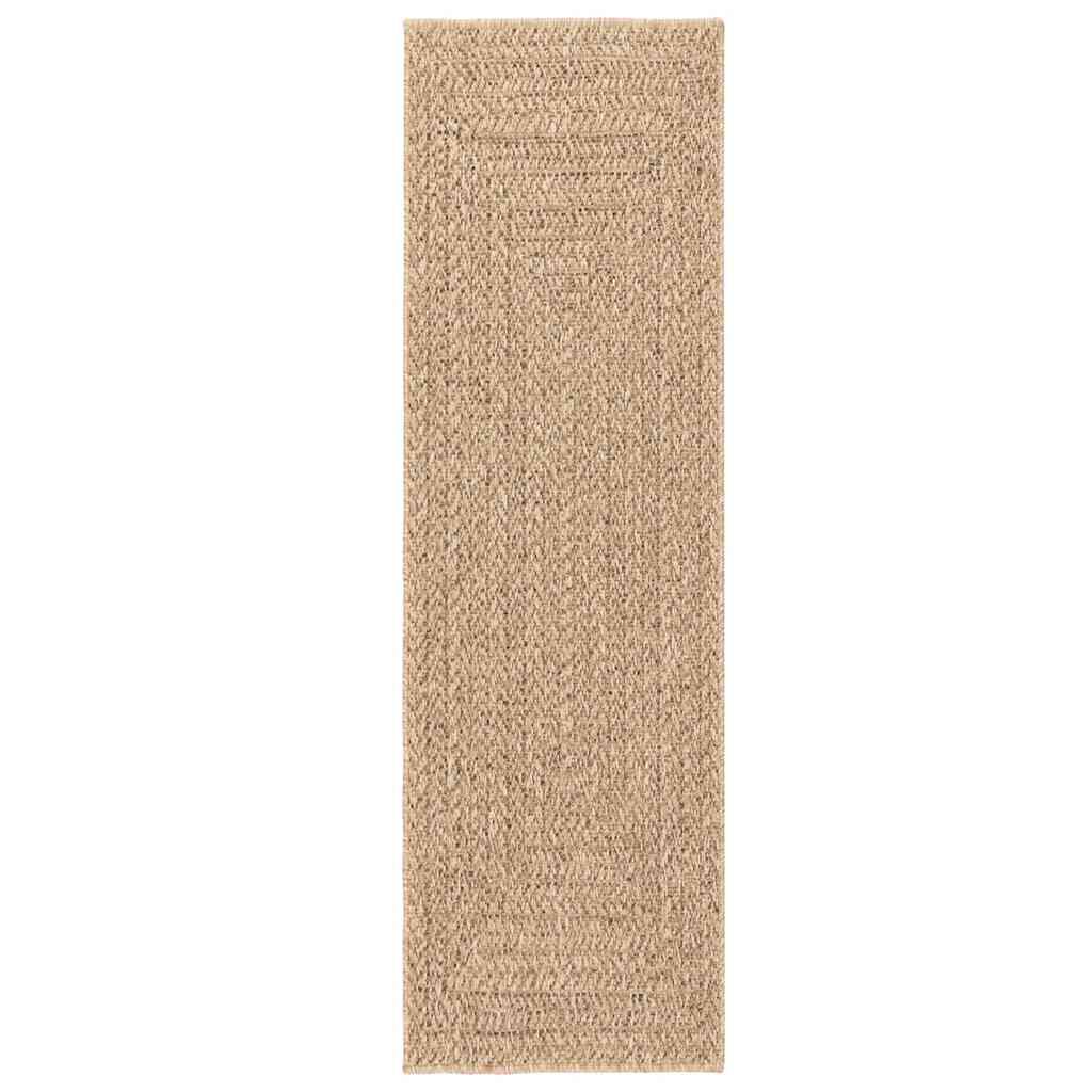 vidaXL Χαλί ZIZUR Όψη Γιούτας Εσωτ. & Εξωτ. Χώρου 80x250 εκ.