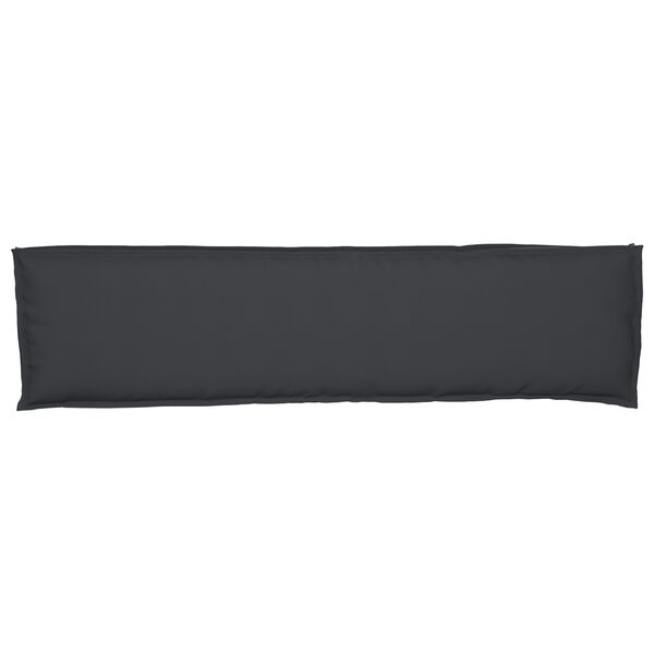 vidaXL Μαξιλάρι παλέτας για πάγκο Μαύρο 150 x 40 x 8 εκ. Ύφασμα Oxford