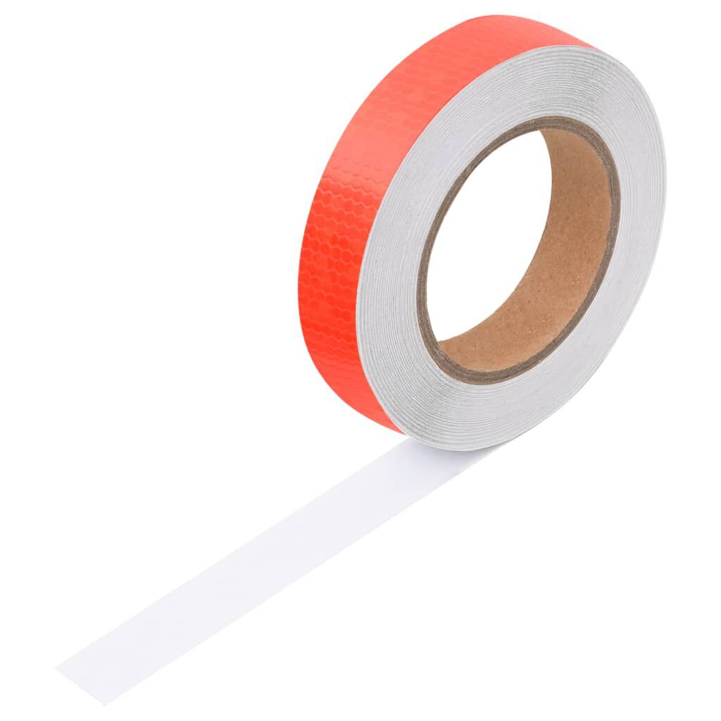 vidaXL Ταινία Ανακλαστική Κόκκινη 2,5 εκ. x 20 μ. από PVC