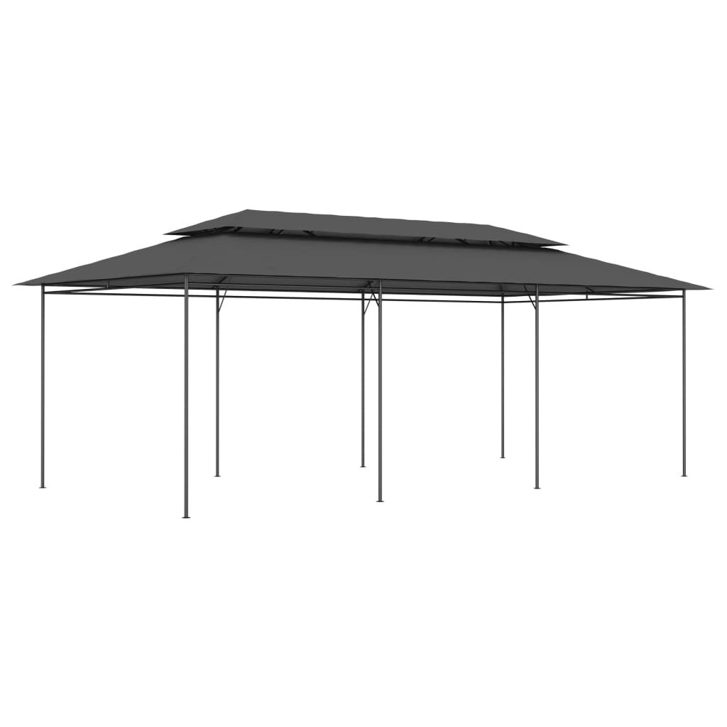 vidaXL Κιόσκι Ανθρακί 600 x 298 x 270 εκ.