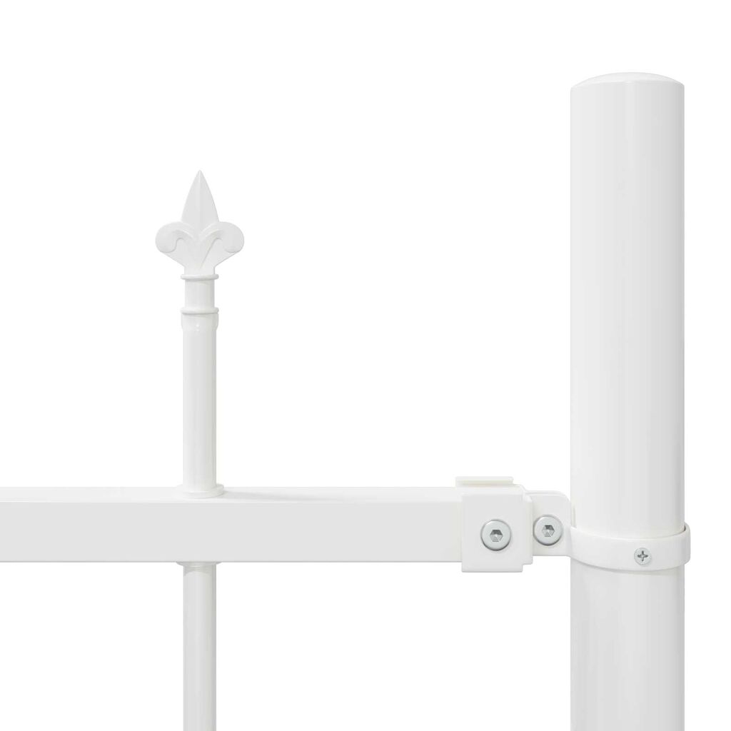 vidaXL Φράχτης Κήπου Λευκό 510 x 125 εκ.