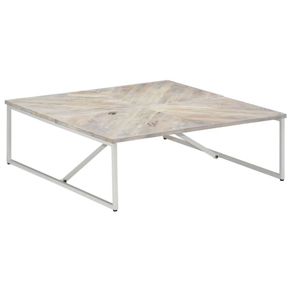 vidaXL Τραπεζάκι Σαλονιού 110 x 110 x 36 εκ. από Μασίφ Ξύλο Μάνγκο