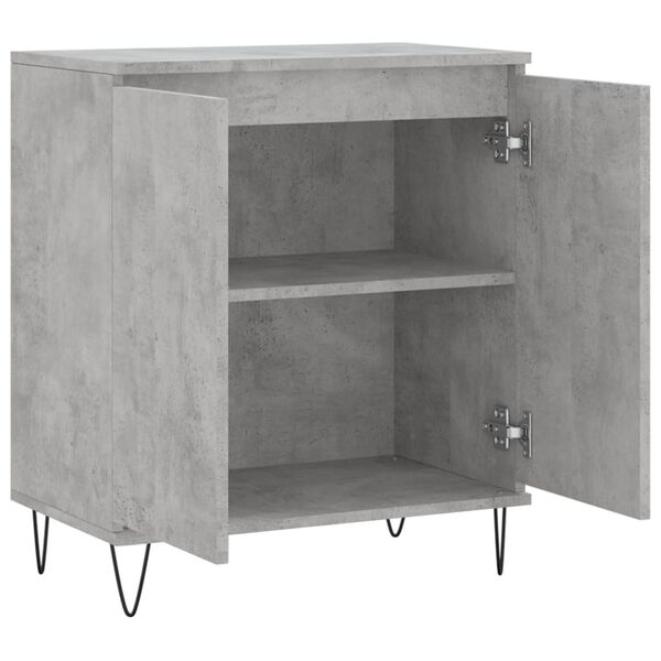 vidaXL Ντουλάπι Γκρι Σκυροδέματος 60x35x70 εκ. Επεξεργασμένο Ξύλο