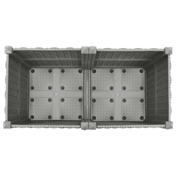 vidaXL Ζαρντινιέρα 80 x 40 x 38 εκ. από Πολυπροπυλένιο