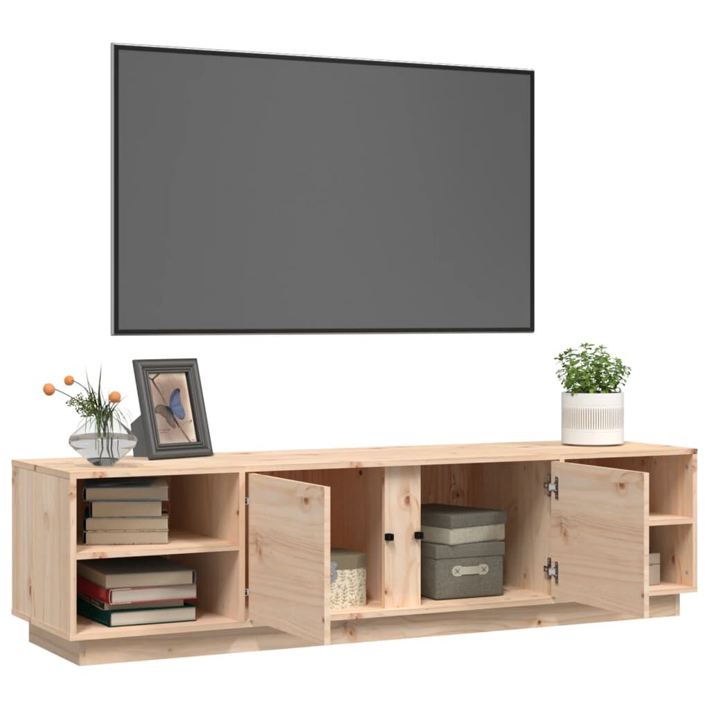 vidaXL Έπιπλο Τηλεόρασης 156 x 40 x 40 εκ. από Μασίφ Ξύλο Πεύκου