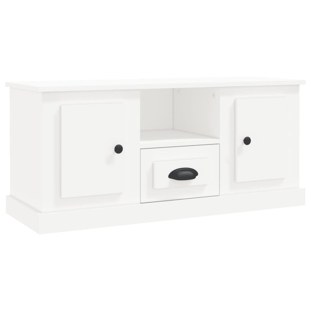 vidaXL Έπιπλο Τηλεόρασης Λευκό 100 x 35,5 x 45 εκ. Επεξεργασμένο Ξύλο