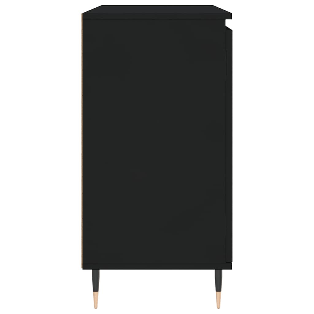 vidaXL Μπουφές Μαύρος 104 x 35 x 70 εκ. από Επεξεργασμένο Ξύλο