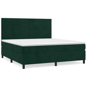 vidaXL &Kappa;&rho;&epsilon;&beta;ά&tau;&iota; Boxspring &mu;&epsilon; &Sigma;&tau;&rho;ώ&mu;&alpha; &Sigma;&kappa;&omicron;ύ&rho;&omicron; &Pi;&rho;ά&sigma;&iota;&nu;&omicron; 160x200&epsilon;&kappa;. &Beta;&epsilon;&lambda;&omicron;ύ&delta;&iota;&nu;&omicron;