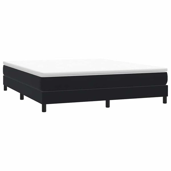 vidaXL Box Spring Κρεβάτι χωρίς στρώμα Μαύρο 180x210 cm Βελούδινο