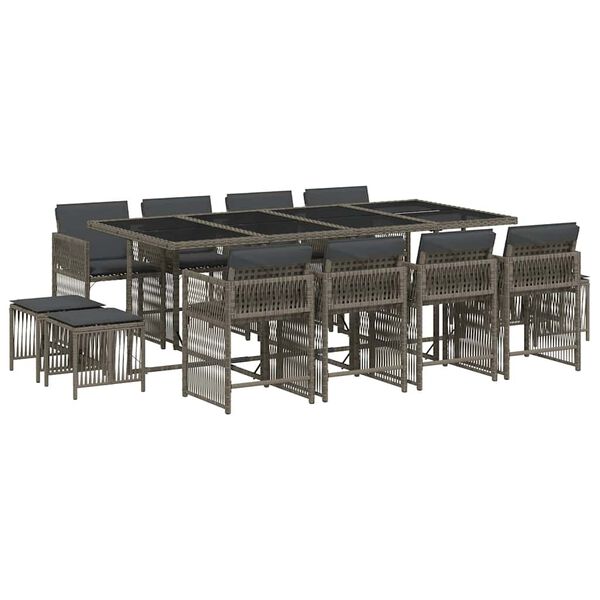 vidaXL &Tau;&rho;&alpha;&pi;&epsilon;&zeta;&alpha;&rho;ί&alpha; &Kappa;ή&pi;&omicron;&upsilon; 13 &Tau;&epsilon;&mu;&alpha;&chi;ί&omega;&nu; &Gamma;&kappa;&rho;&iota; &Sigma;&upsilon;&nu;&theta;&epsilon;&tau;&iota;&kappa;ό &Rho;&alpha;&tau;ά&nu; &mu;&epsilon; &Mu;&alpha;&xi;&iota;&lambda;ά&rho;&iota;&alpha;