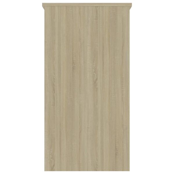 vidaXL Γραφείο Χρώμα Sonoma Δρυς 80 x 40 x 75 εκ. από Επεξ. Ξύλο