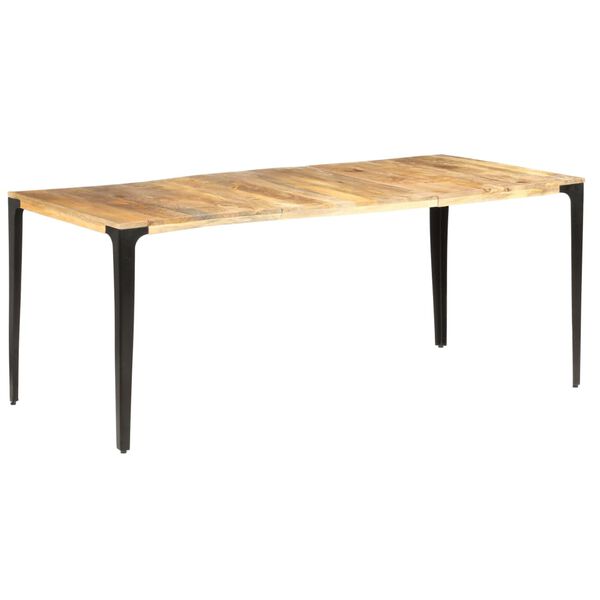 vidaXL Τραπεζαρία 180 x 90 x 76 εκ. από Μασίφ Ξύλο Μάνγκο
