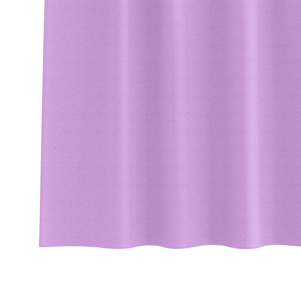 vidaXL Κουρτίνες με κουρτίνες 2 pcs Μοβ 245 x 140 εκ. Πολυεστέρας