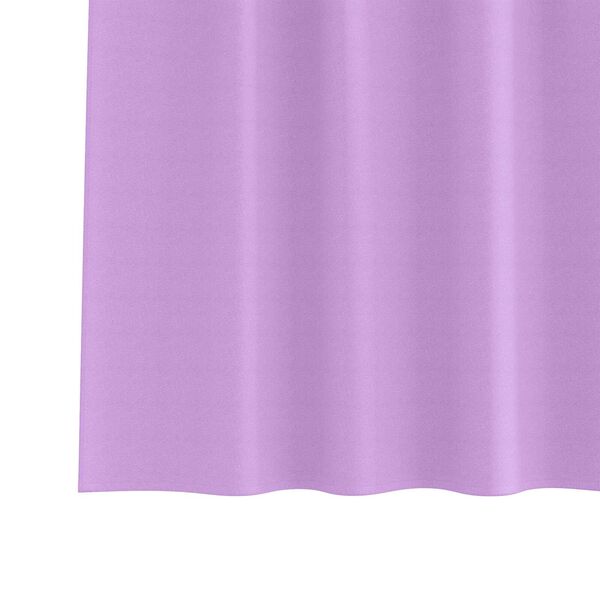 vidaXL Κουρτίνες με κουρτίνες 2 pcs Μοβ 245 x 140 εκ. Πολυεστέρας
