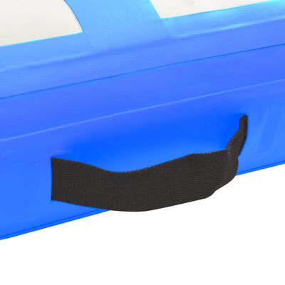 vidaXL Στρώμα Ενόργανης Φουσκωτό Μπλε 300 x 100 x 20 εκ. PVC με Τρόμπα
