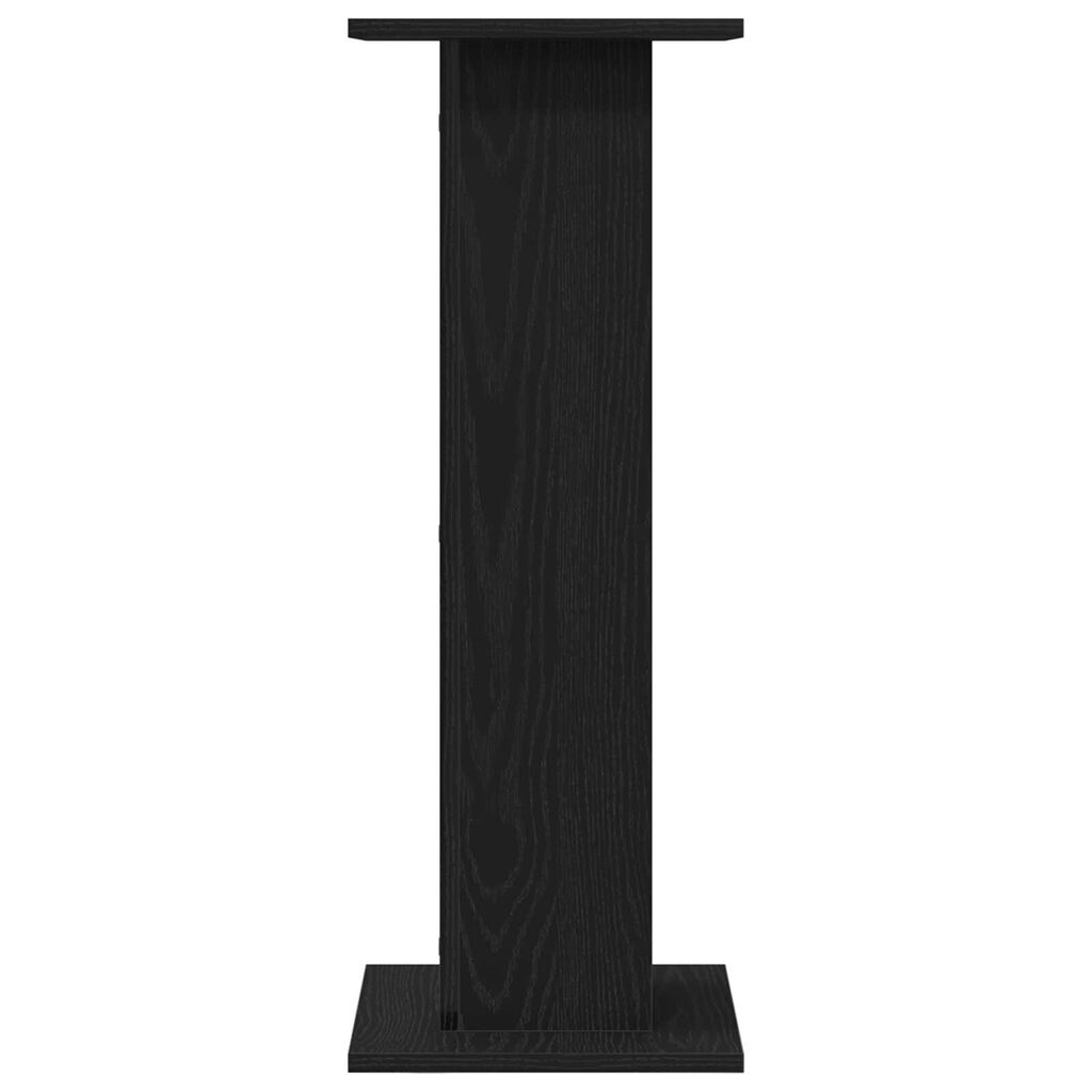 vidaXL Βάσεις Ηχείων 2 τμχ Μαύρο Δρυς 30x30x80 εκ Επεξεργασμένο Ξύλο