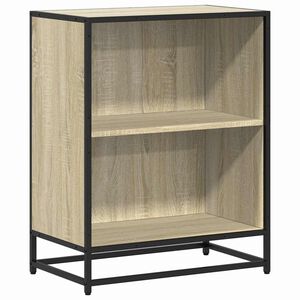 vidaXL &Nu;&tau;&omicron;&upsilon;&lambda;ά&pi;&iota; &beta;&iota;&beta;&lambda;ί&omega;&nu; Sonoma Oak 60x35x76 cm &Kappa;&alpha;&tau;&alpha;&sigma;&kappa;&epsilon;&upsilon;&alpha;&sigma;&mu;έ&nu;&omicron; &xi;ύ&lambda;&omicron;