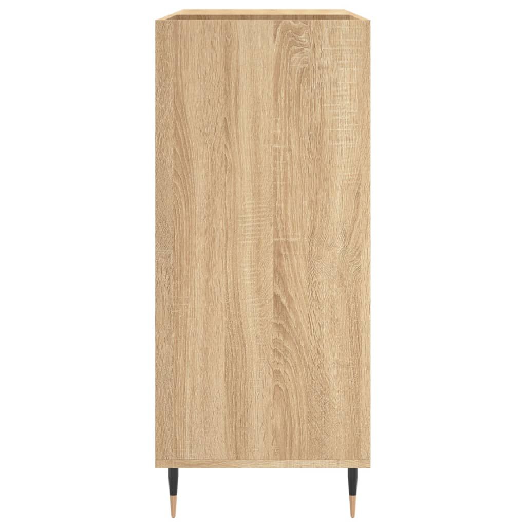 vidaXL Δισκοθήκη Sonoma Δρυς 84,5 x 38 x 89 εκ. από Επεξεργασμένο Ξύλο