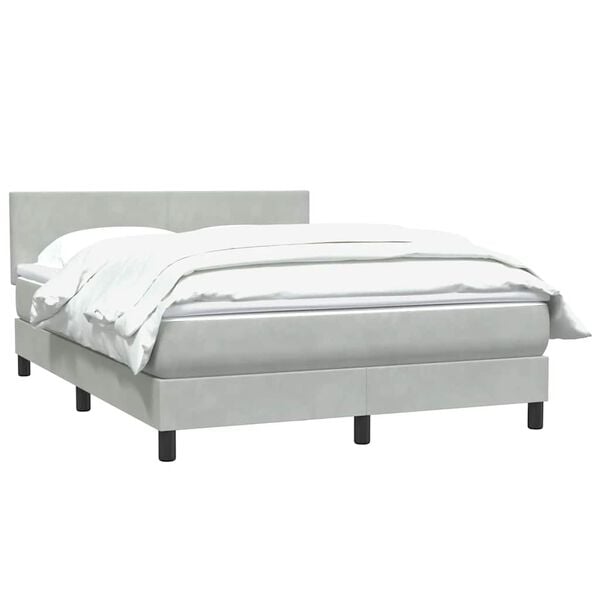 vidaXL &Kappa;&rho;&epsilon;&beta;ά&tau;&iota; Boxspring &mu;&epsilon; &Sigma;&tau;&rho;ώ&mu;&alpha; &Alpha;&nu;&omicron;&iota;&chi;&tau;ό &Gamma;&kappa;&rho;&iota; 160x220 &epsilon;&kappa;. &Beta;&epsilon;&lambda;&omicron;ύ&delta;&iota;&nu;&omicron;