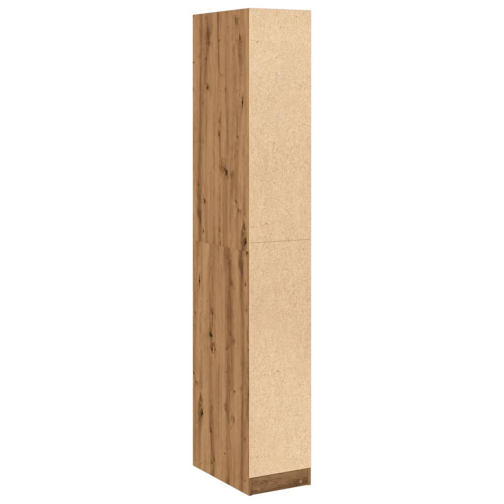 vidaXL Ντουλάπα Αρτισιανή Δρυς 30x50x200εκ από Επεξεργασμένο Ξύλο