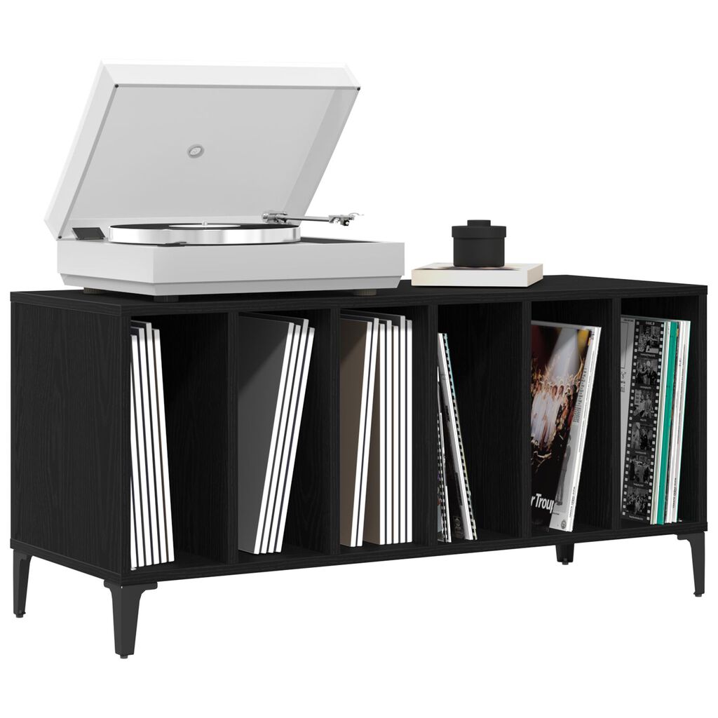 vidaXL ντουλάπι δισκίων Μαύρης Δρυός - 100x38x48 εκ από επεξεργασμένο ξύλο