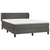 vidaXL &Kappa;&rho;&epsilon;&beta;ά&tau;&iota; Boxspring &mu;&epsilon; &Sigma;&tau;&rho;ώ&mu;&alpha; &Sigma;&kappa;&omicron;ύ&rho;&omicron; &Gamma;&kappa;&rho;&iota; 140x200 &epsilon;&kappa;. &Beta;&epsilon;&lambda;&omicron;ύ&delta;&iota;&nu;&omicron;
